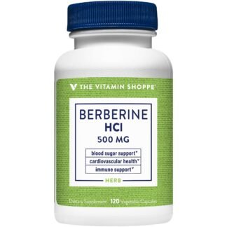 Berberine HCl - Supports Cardiovascular & Immune Health - 500 MG (120 Vegetarian Capsules)